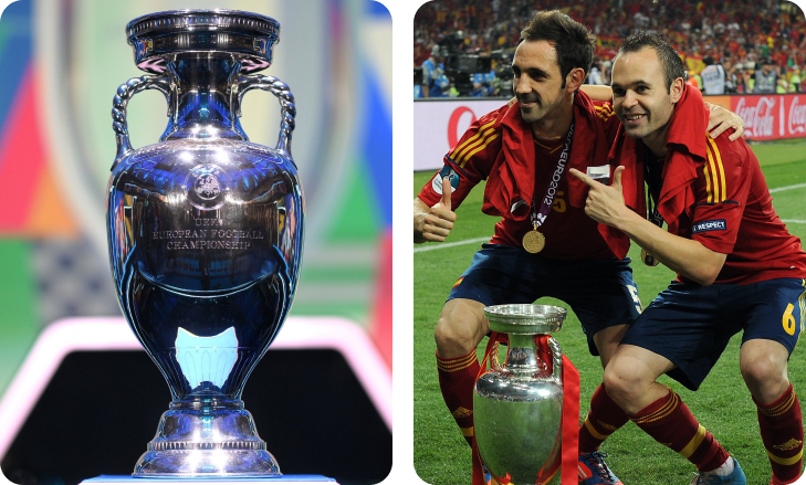 2 UEFA EURO TITLES
